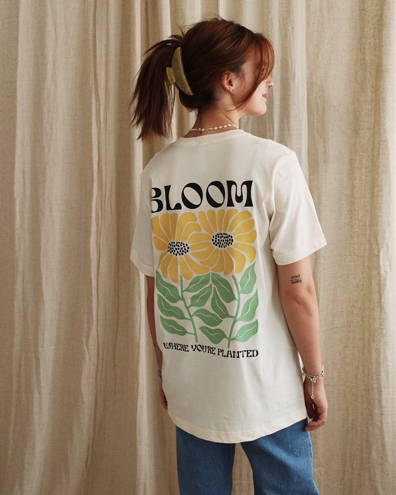 Sonnenblumen Back Print T-Shirt