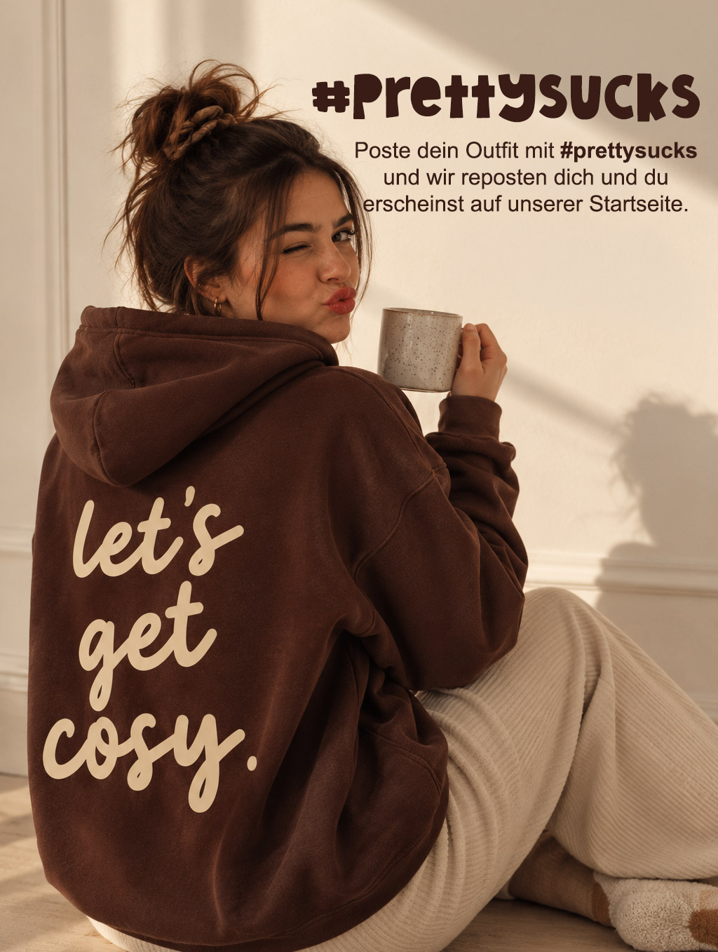 Kundin im prettysucks-Outfit als Instagram-Repost